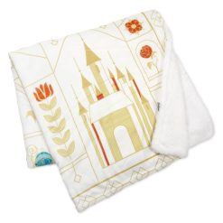 Hallmark - Disney Princess Castles Throw Blanket, 50x60
