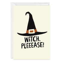 Hallmark - Witch Please Funny Custom Halloween Card