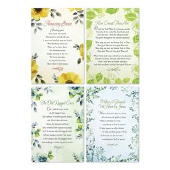 Hallmark - Beautiful Hymns Assorted Religious Sympathy Cards, Box of 12
