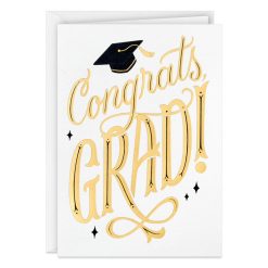 Alternative view of Hallmark - Embellished Congrats Blank Graduation Notes, Pack of 10