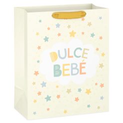Hallmark - 13" Dulce Bebé Stars on Yellow Large Gift Bag