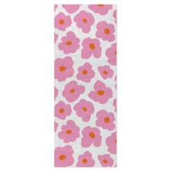 Hallmark - Mod Pink Flowers Tissue Paper, 6 sheets