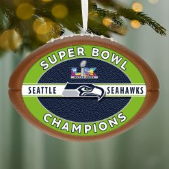 Alternative view of Hallmark - NFL Seattle Seahawks Super Bowl LX Commemorative Ornament