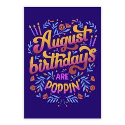Alternative view of Hallmark - August Is Poppin' Birthday eCard