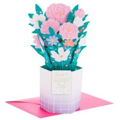 Hallmark - Flower Bouquet Have a Beautiful Day 3D Pop-Up Card