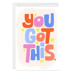 Hallmark - Bold and Bright You Got This Custom Support Card