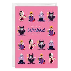 Hallmark - Disney Villains Up To No Good Custom Birthday Card