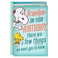 Hallmark - Peanuts More Than a Few Great Things About You Pop-Up Birthday Card for Grandpa