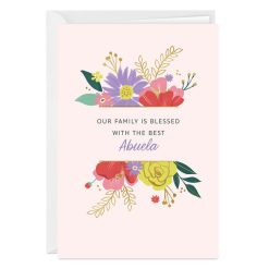 Hallmark - Our Blessed Family Custom Love Card for Her